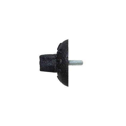 R0050 Round RailBolt 50mm Black Side Kram Designs Round Stud