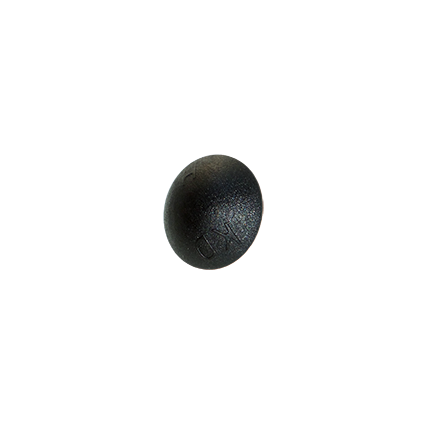 R032 Round KDH 38mm Black Angle Kram Designs Round Stud