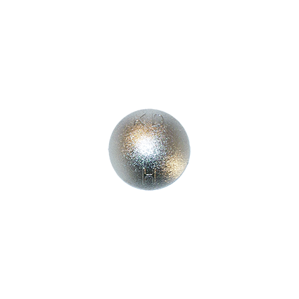 R032 Round KDH 38mm Nickel Kram Designs Round Stud